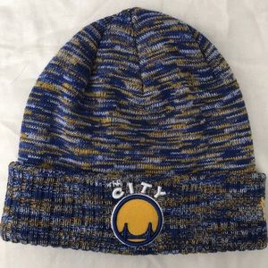 Golden State Warriors “The City” blue/gold beanie